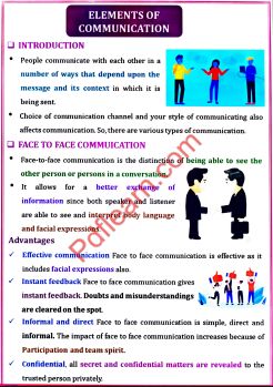 Communication Skills – Unit 2