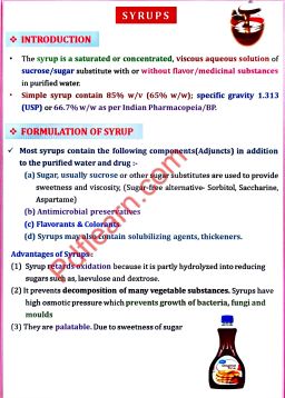 Pharmaceutics – I (Unit 3)